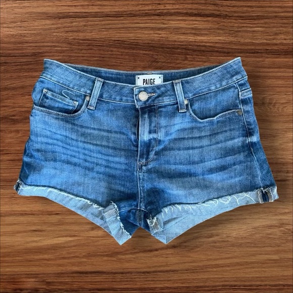 Paige Jimmy Jimmy Jean Shorts Womens Size 27  Revolve - Picture 6 of 12